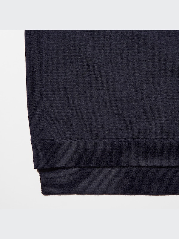 +J Merino Blend Knitted Long-Sleeve Polo Shirt