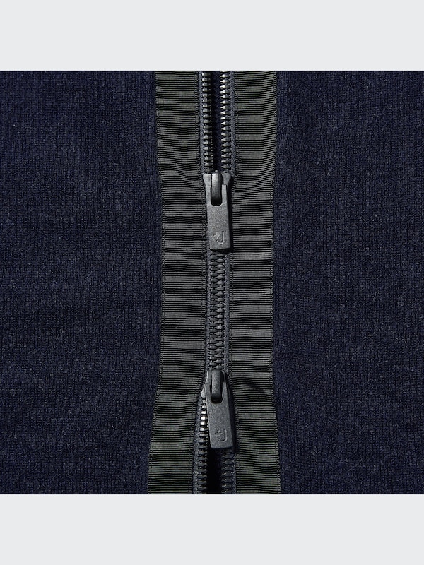 +J Cashmere-Blend Full-Zip Long-Sleeve Hoodie