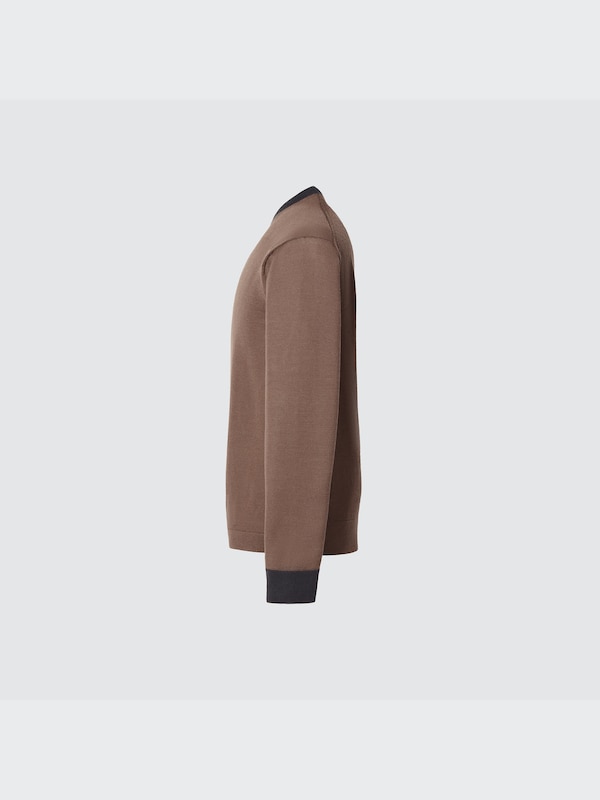 +J Cashmere Crew Neck Long-Sleeve Sweater