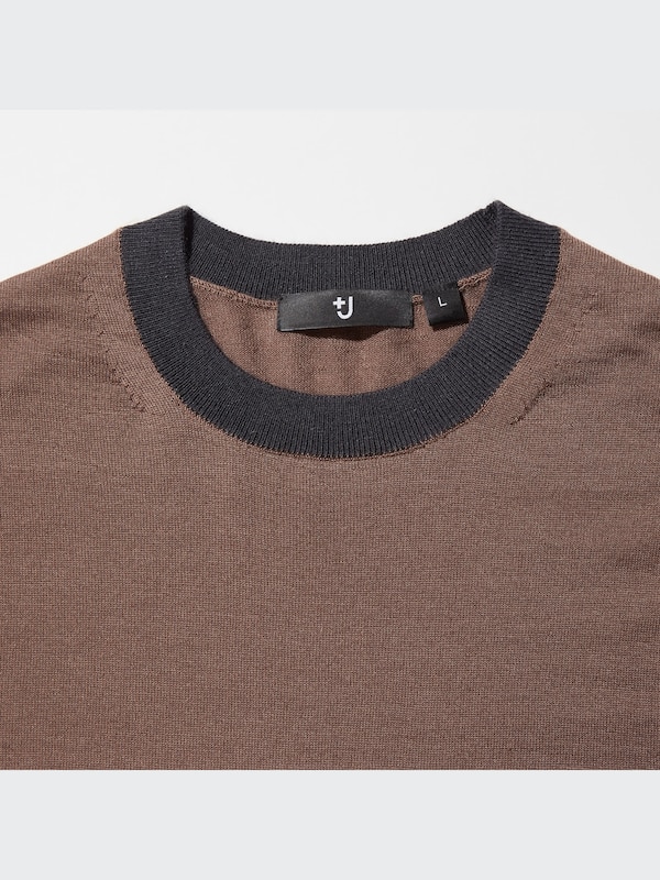 +J Cashmere Crew Neck Long-Sleeve Sweater