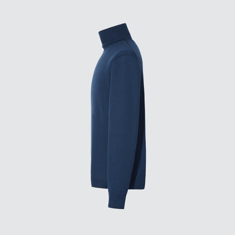 Men's Cashmere Turtleneck Long-Sleeve Sweater | Gray | 2XL | Uniqlo US