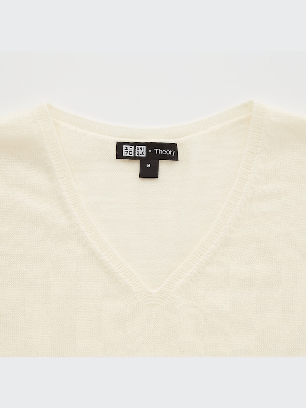 3D Knit Extra Fine Merino Half-Sleeve Tunic Sweater (Theory)