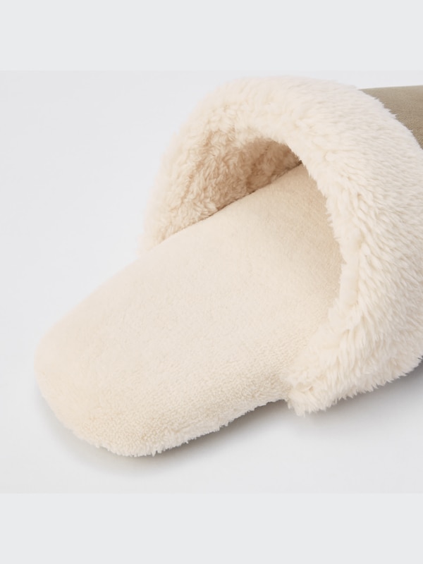 Fleece Faux Suede Slippers