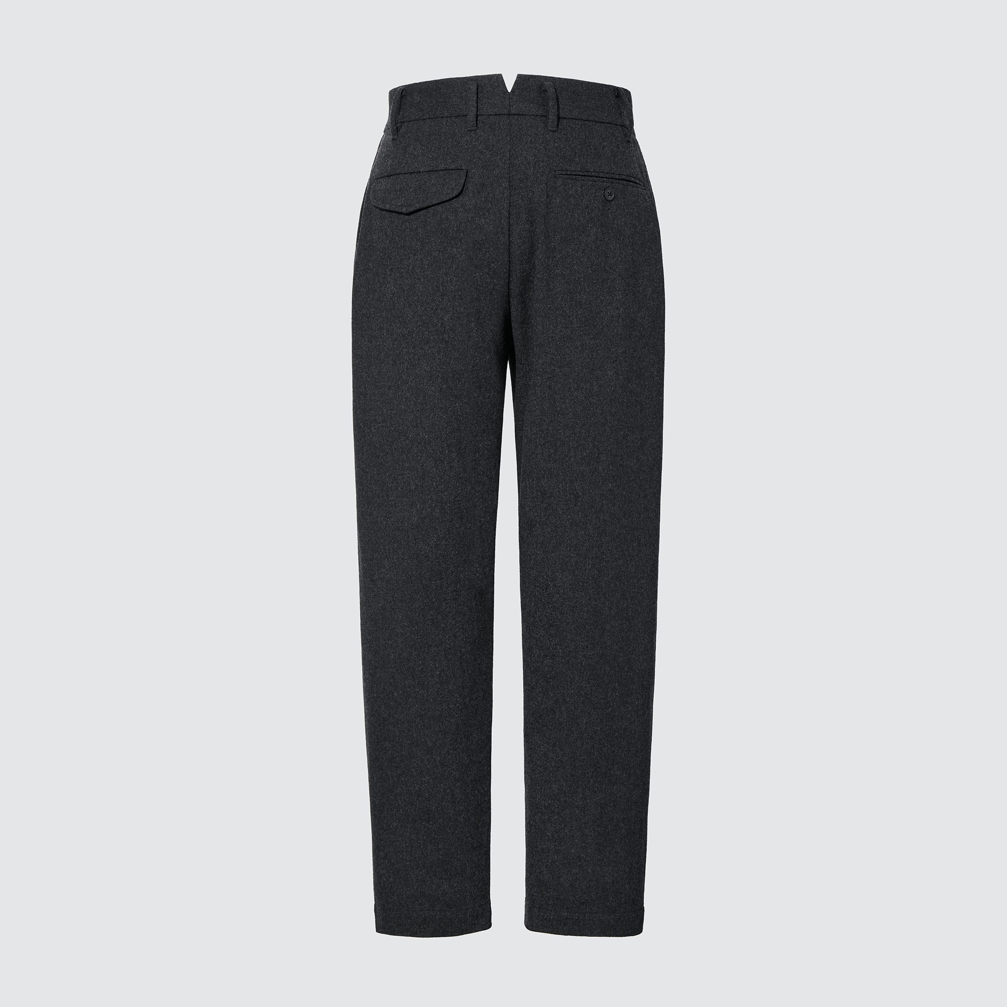 +J WOOL BLEND TUCK PANTS