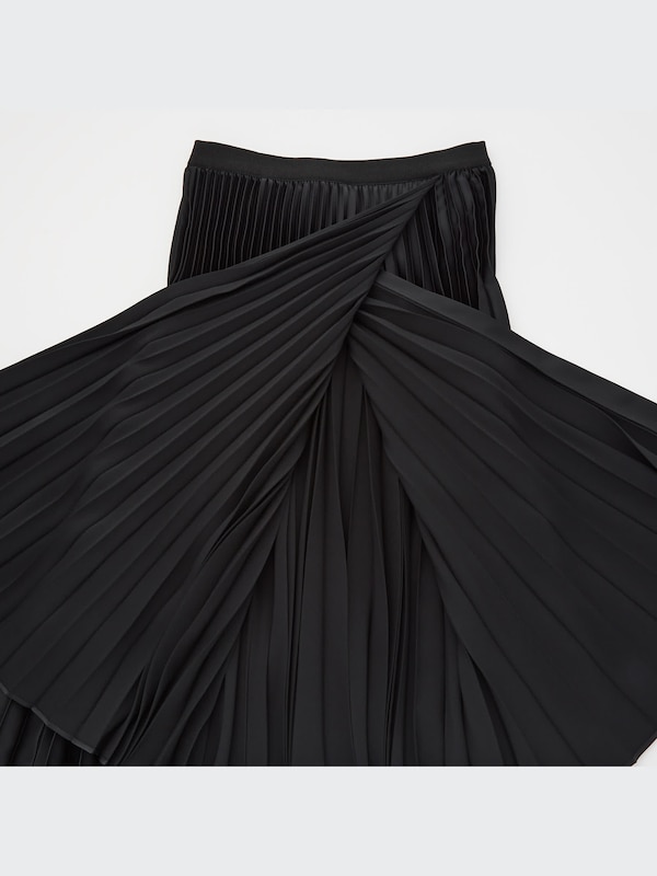 Pleated Wrap Skirt (Theory)
