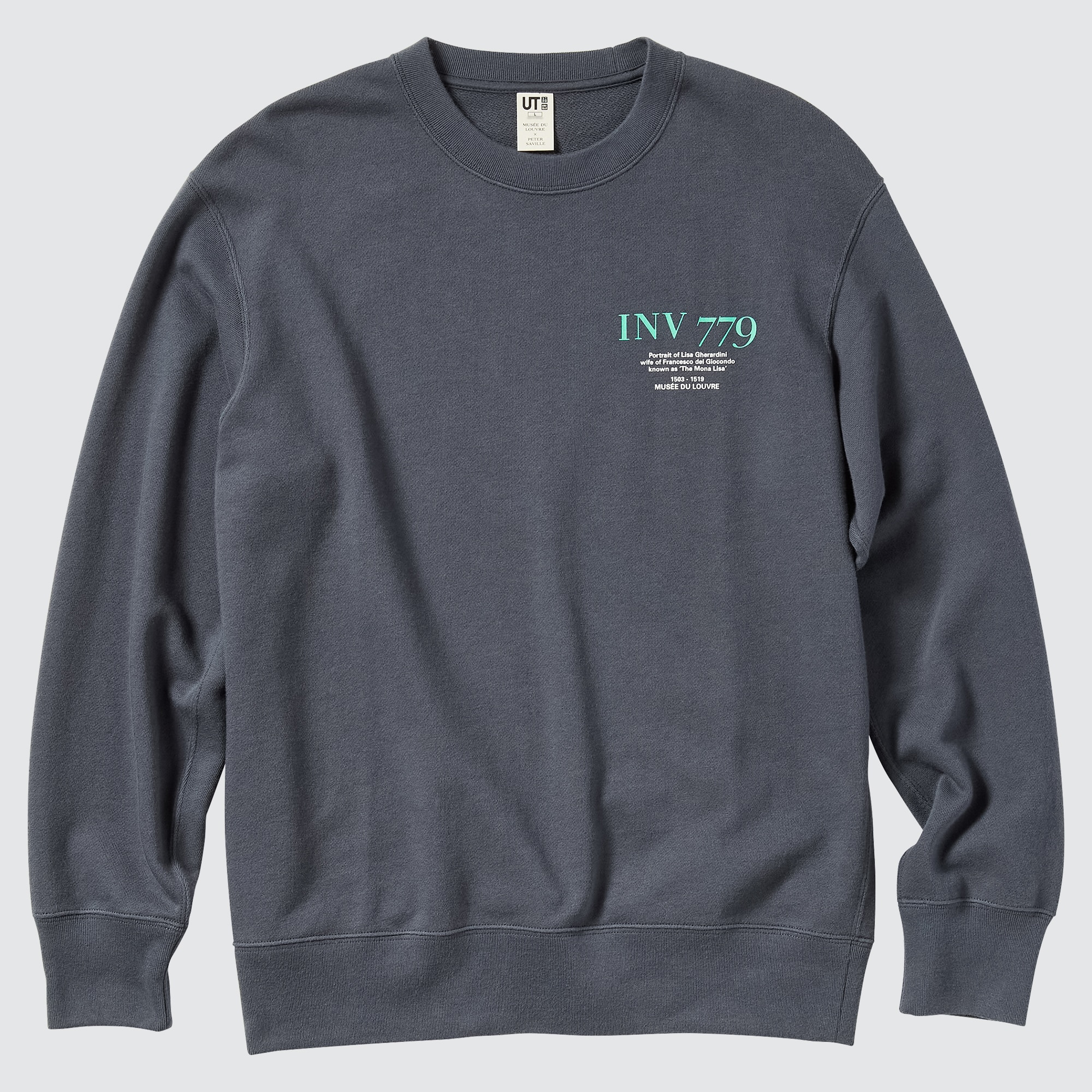 Peter Saville x Louvre Museum Long-Sleeve Sweatshirt | UNIQLO US