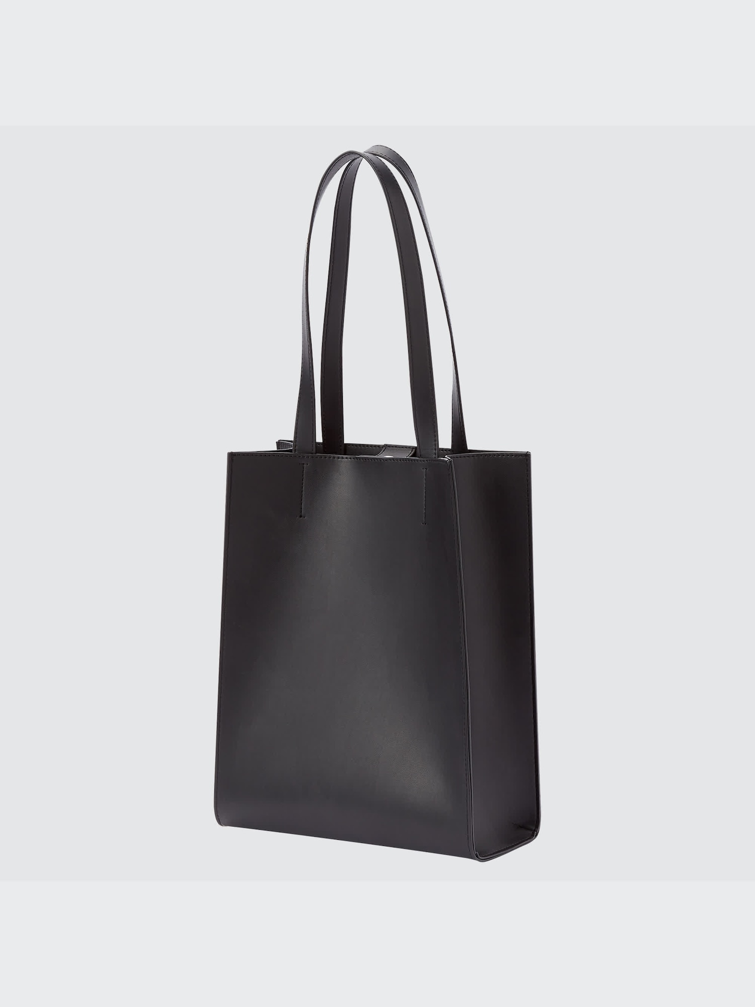 Square Faux Leather Tote Bag UNIQLO US