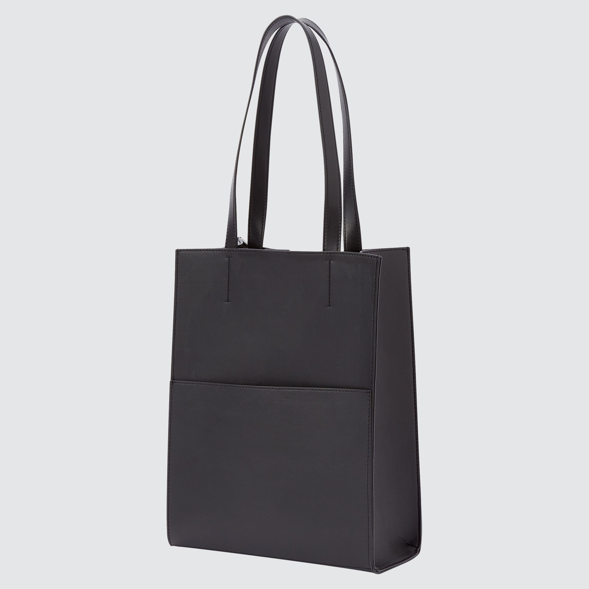 black square tote bag