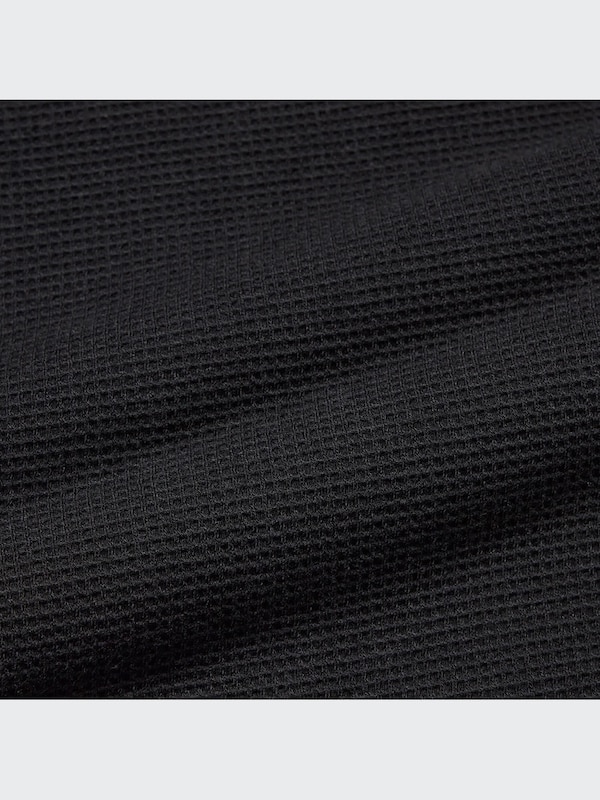 EXTRA STRETCH COTTON-BLEND WAFFLE STRAIGHT PANTS