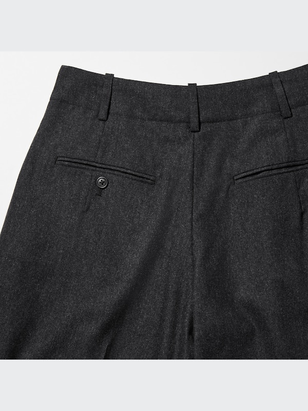 +J Wool-Blend Gaucho Pants
