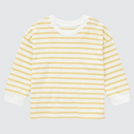 Babies Toddler AIRism Cotton Striped Long Sleeved Top