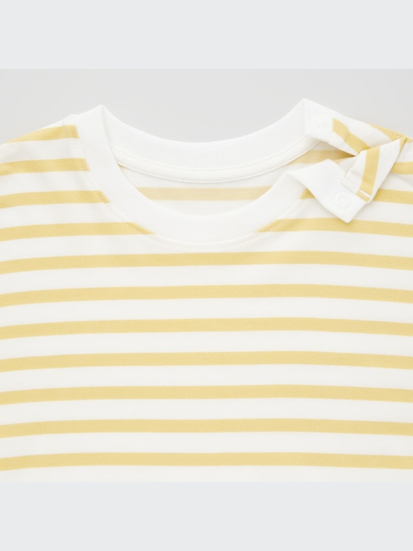 AIRism Cotton Striped Long-Sleeve T-Shirt