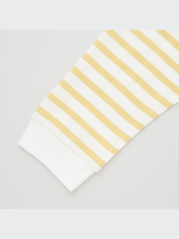AIRism Cotton Striped Long-Sleeve T-Shirt