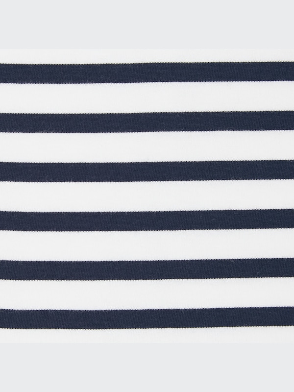 AIRism Cotton Striped Long-Sleeve T-Shirt