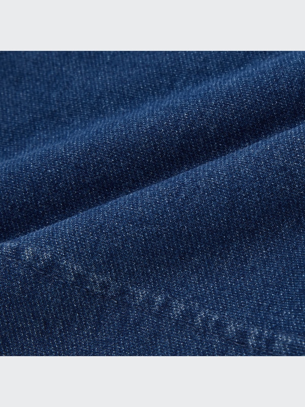 DENIM JERSEY SHORTS