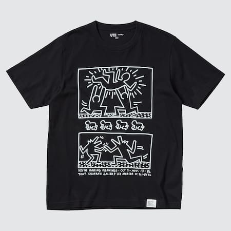 Keith Haring 1st Exhibition UT Camiseta Estampado Gráfico