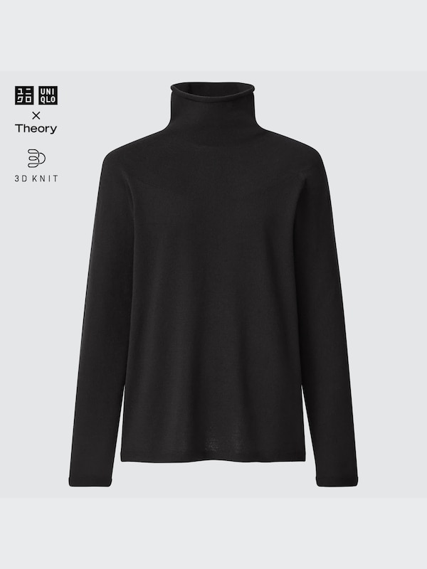 UNIQLO X THEORY 3D KNIT EXTRA FINE MERINO TURTLENECK SWEATER