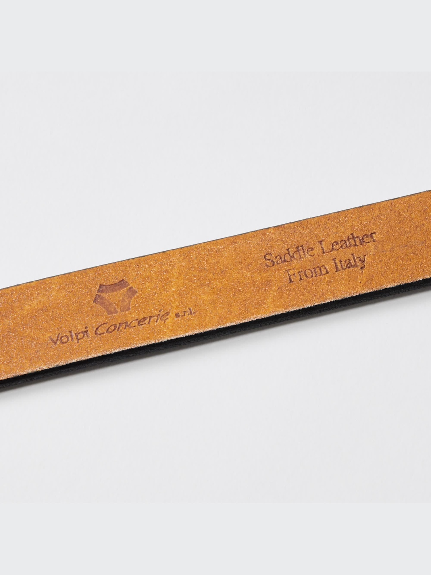 小物 Holeless Classic Narrow Belt Vintage Italian Leather
