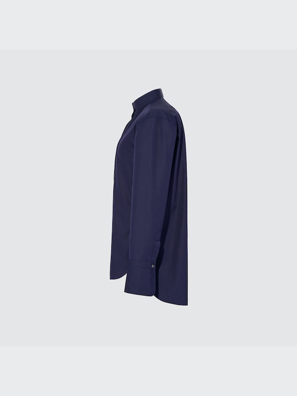 +J Supima® Cotton Tucked Long-Sleeve Shirt
