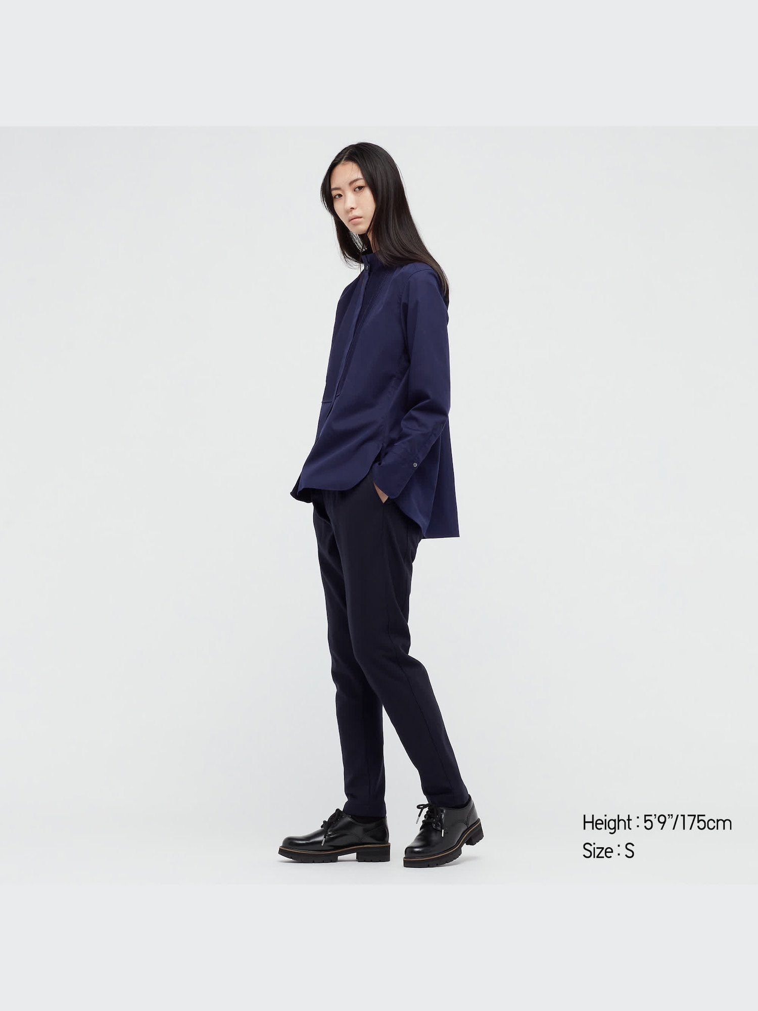 Women's +J Supima® Cotton Tucked Long-Sleeve Shirt | UNIQLO US