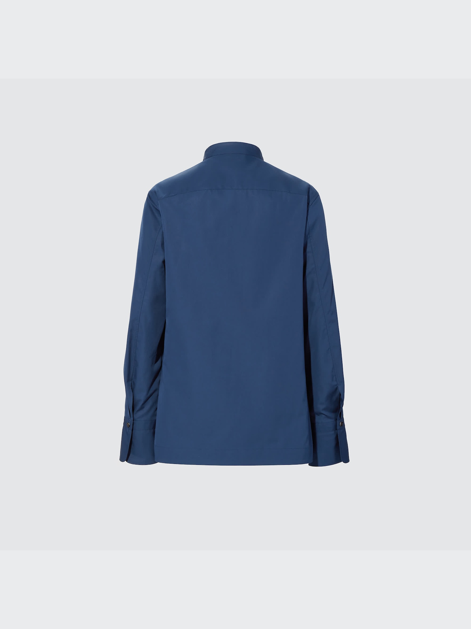J Supima® Cotton Stand Collar Long-Sleeve Shirt | UNIQLO US