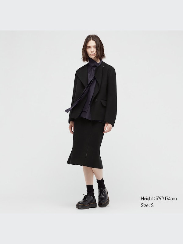 +J SILK LONG SLEEVE BLOUSE