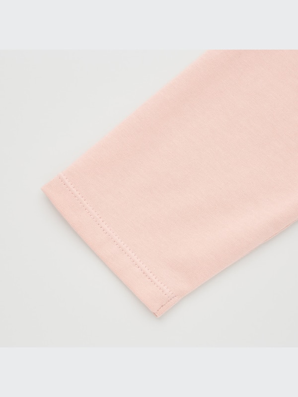 SMOOTH COTTON SHIRTTAIL HEM LONG SLEEVE T-SHIRT