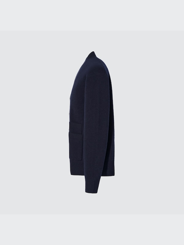 +J Premium Lambswool V-Neck Long-Sleeve Cardigan