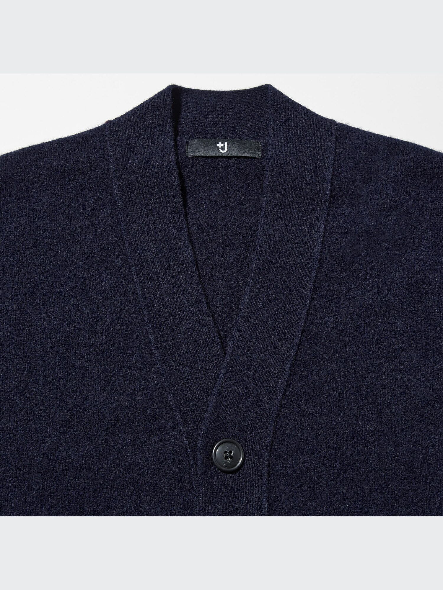 UNIQLO +J high quality JIL SANDER PREMIUM LAMBSWOOL V-NECK LONG-SLEEVE CARDIGAN NAVY