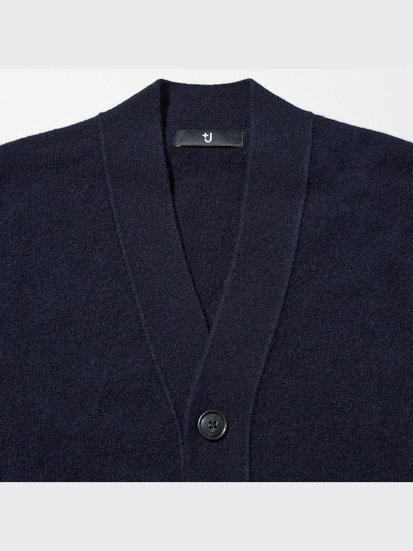 +J Premium Lambswool V-Neck Long-Sleeve Cardigan