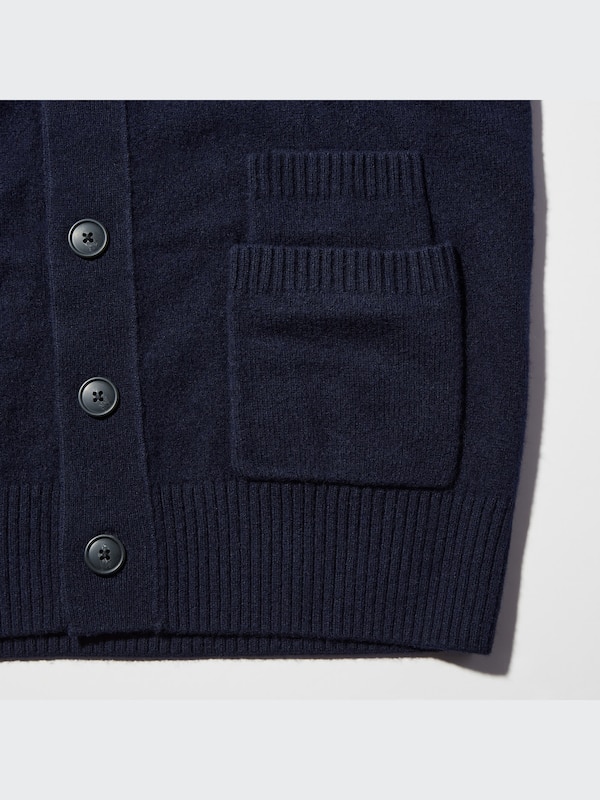 +J Premium Lambswool V-Neck Long-Sleeve Cardigan