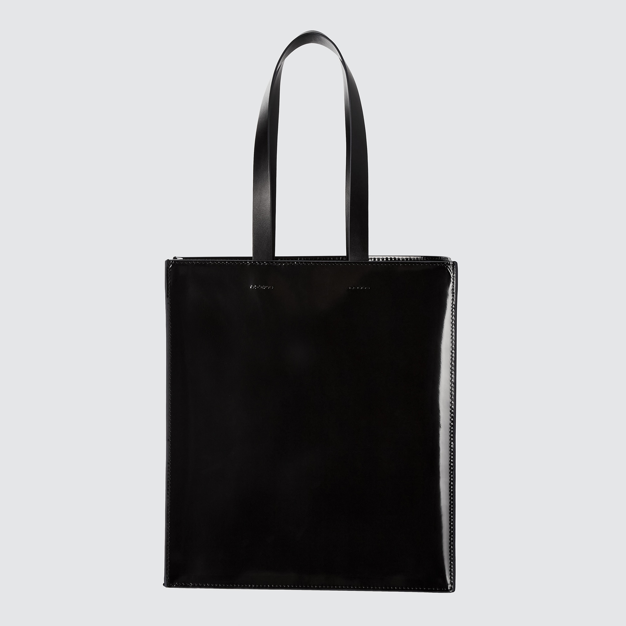 +J LEATHER TOTE BAG