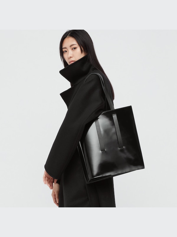 +J Leather Tote Bag
