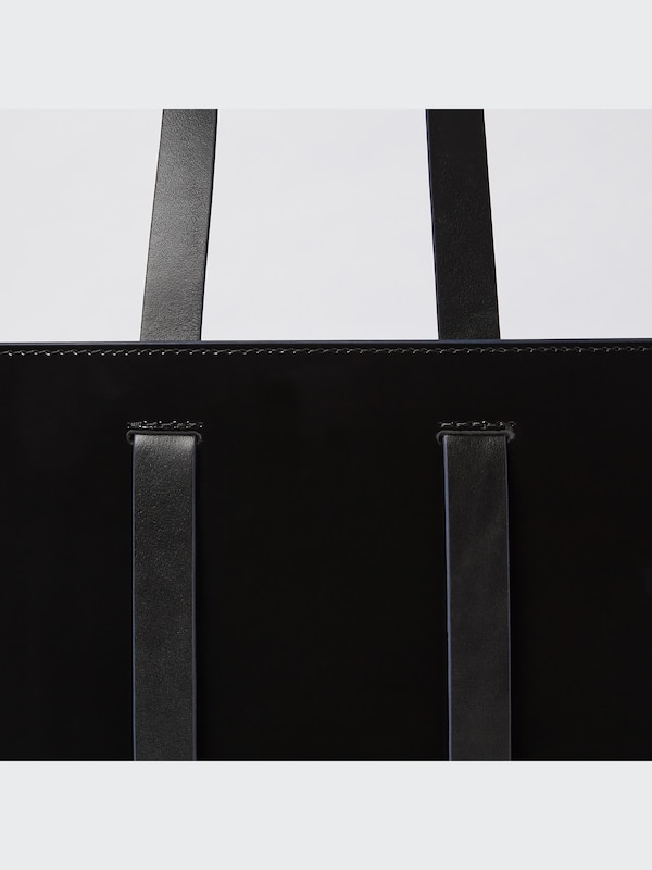 +J Leather Tote Bag