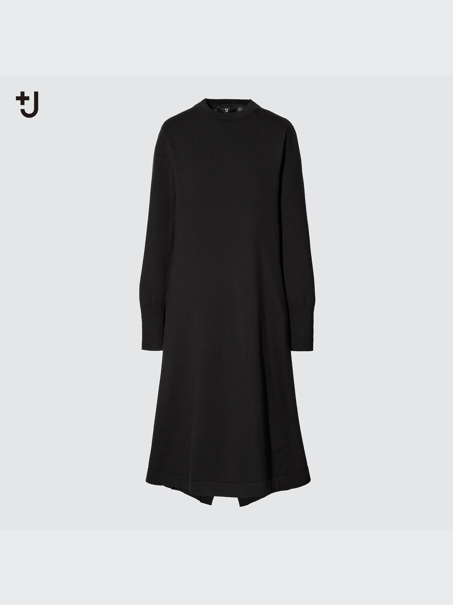 Women's +J Extra Fine Merino Blend Long-Sleeve Long Dress | UNIQLO US