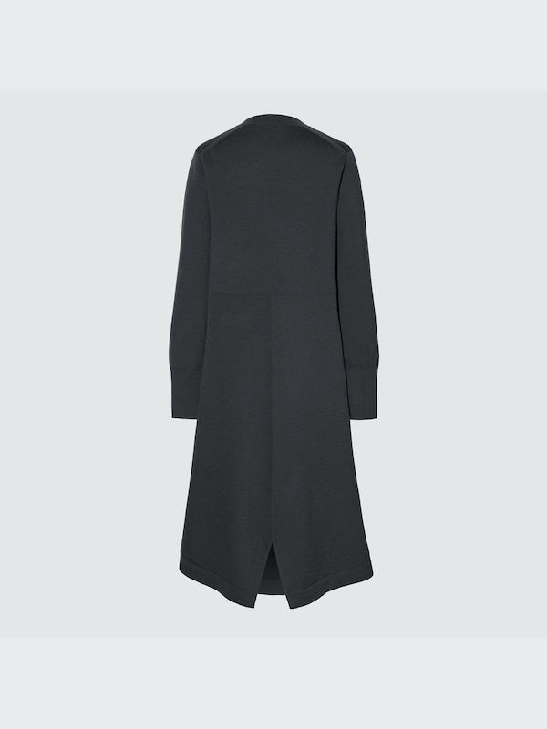 +J Extra Fine Merino Blend Long-Sleeve Long Dress