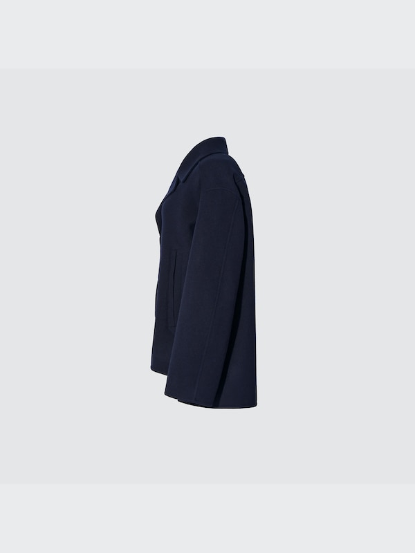 +J Double Face Oversized Shirt Jacket