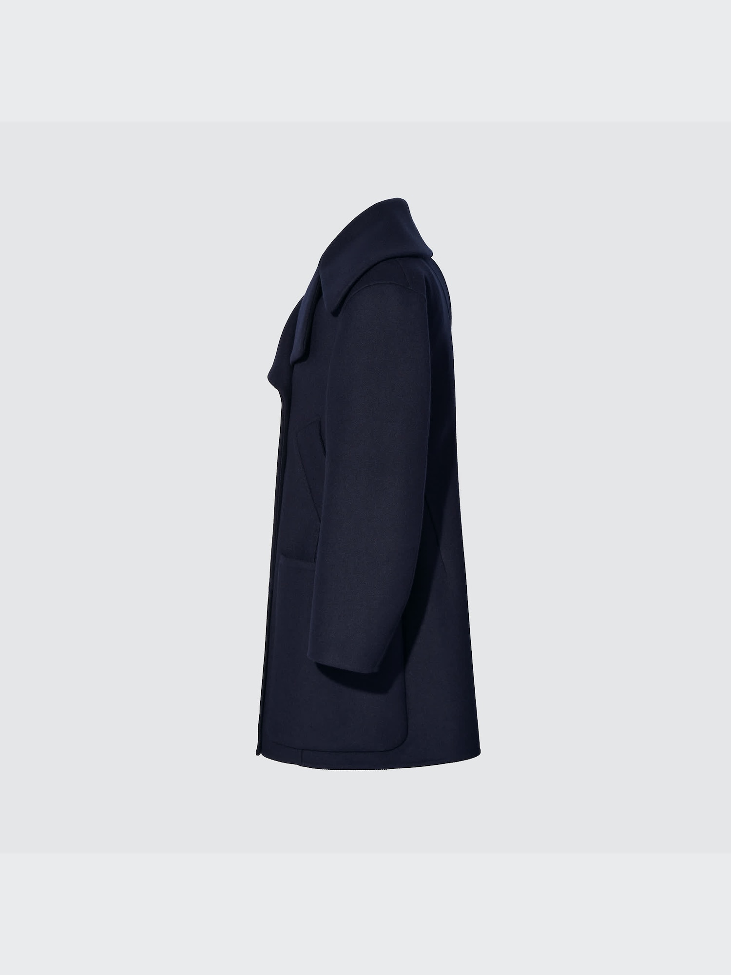 【タグつき】UNIQLO＋j ダブルフェイスピーコート　ネイビー　XXL J Double Face Peacoat | UNIQLO US