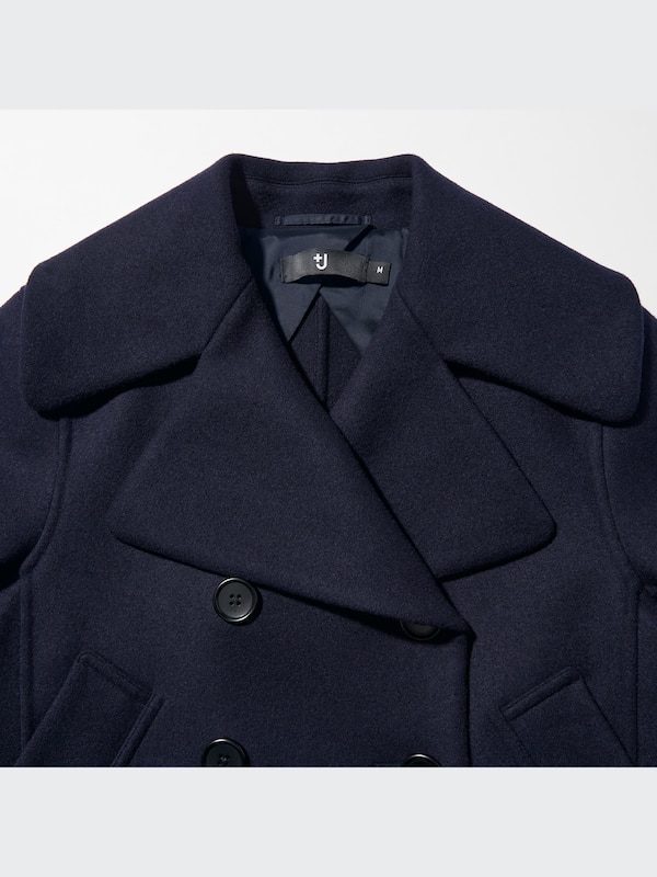+J Double Face Peacoat