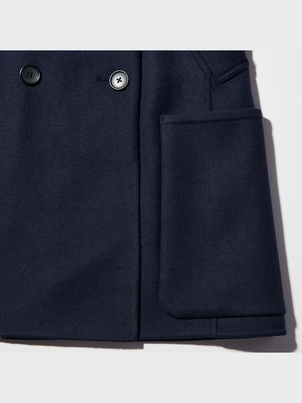 +J Double Face Peacoat