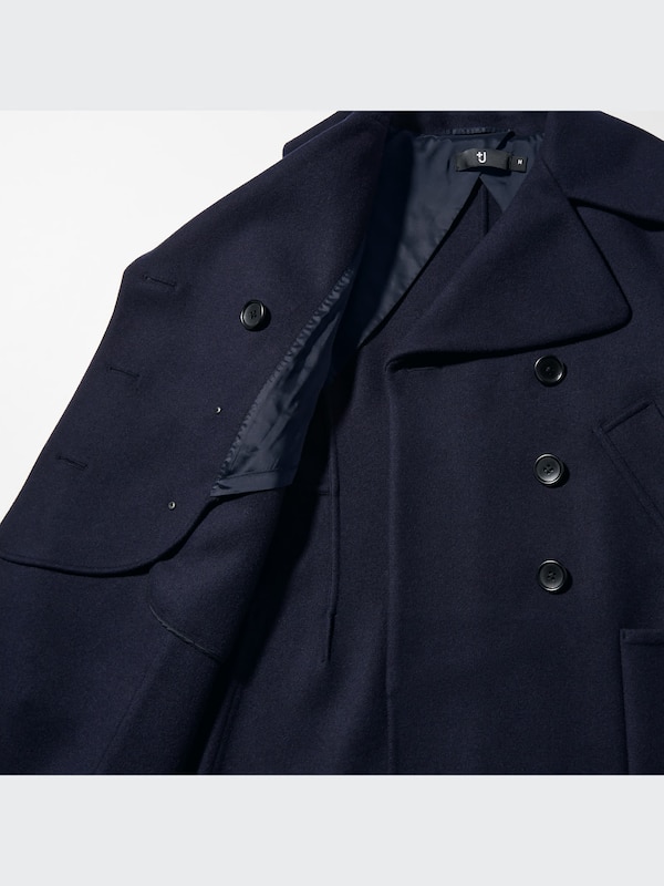 +J Double Face Peacoat