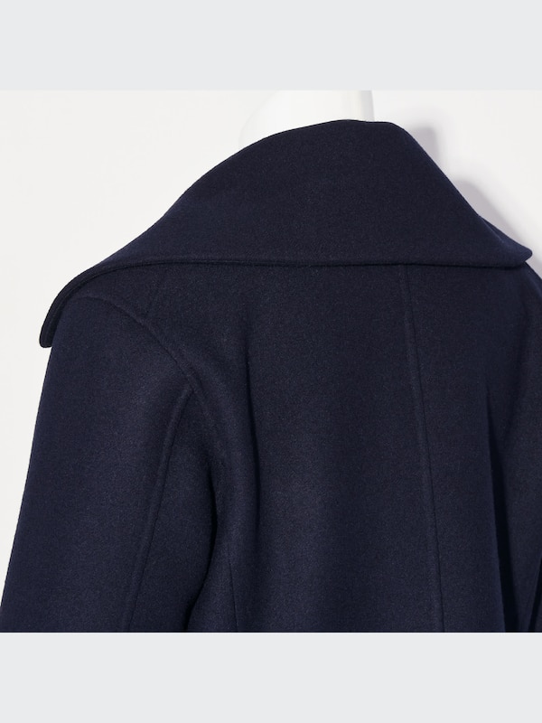 +J Double Face Peacoat