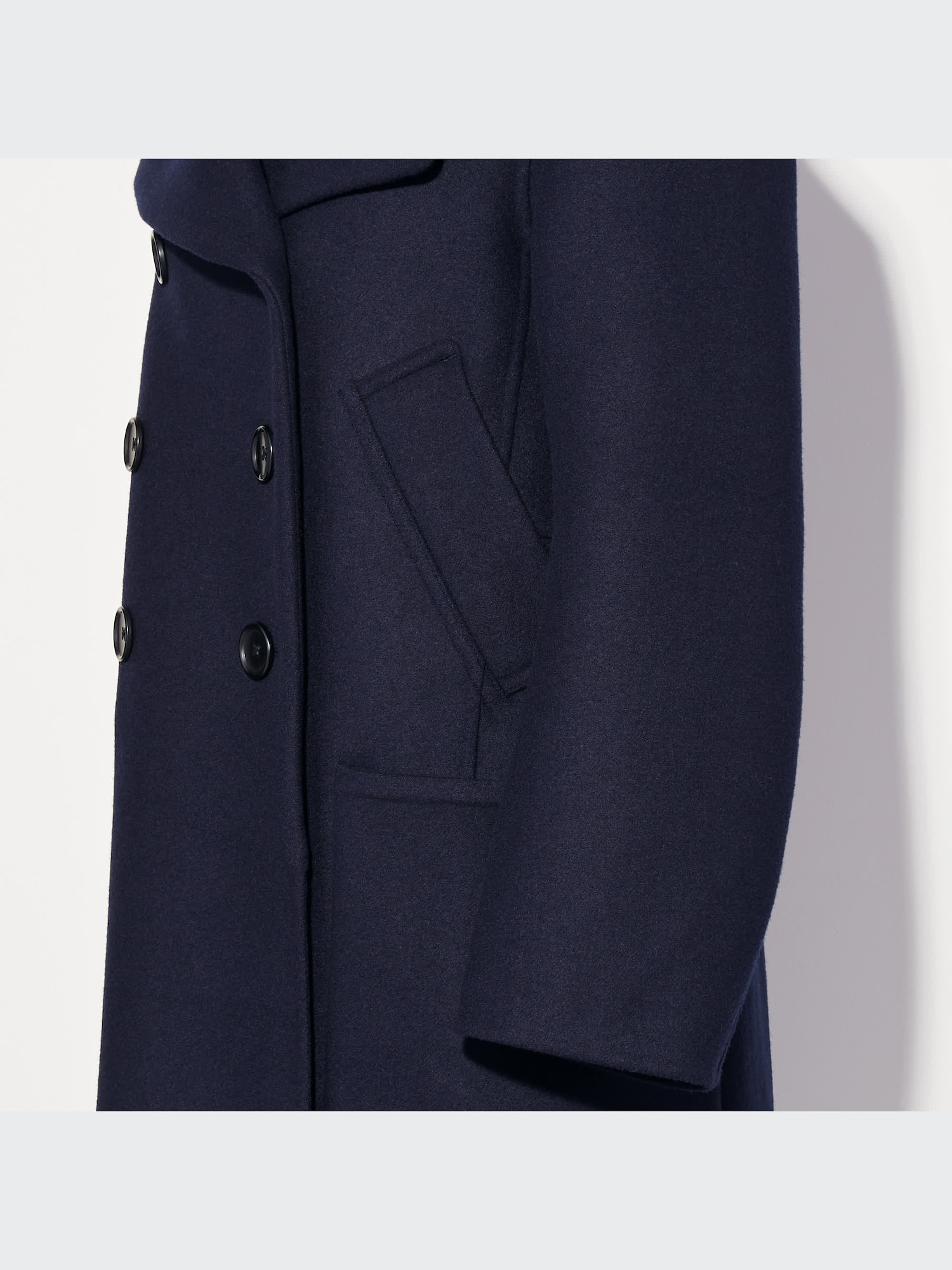 【タグつき】UNIQLO＋j ダブルフェイスピーコート　ネイビー　XXL J Double Face Peacoat | UNIQLO US