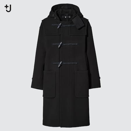 Men +J Wool Oversized Duffle Coat
