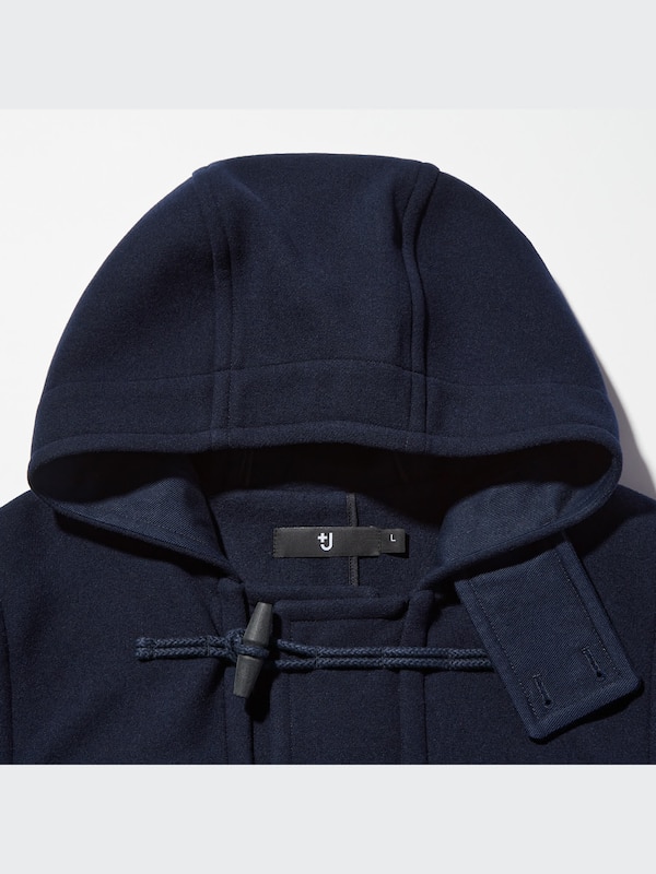 +J WOOL OVERSIZED DUFFLE COAT