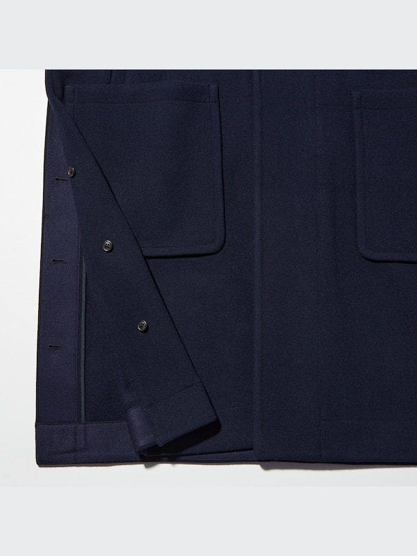 +J WOOL OVERSIZED DUFFLE COAT