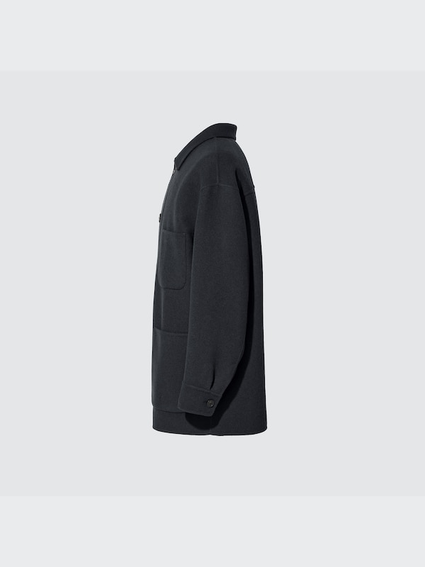 +J WOOL BLENDED OVERSIZED SHIRT JACKET