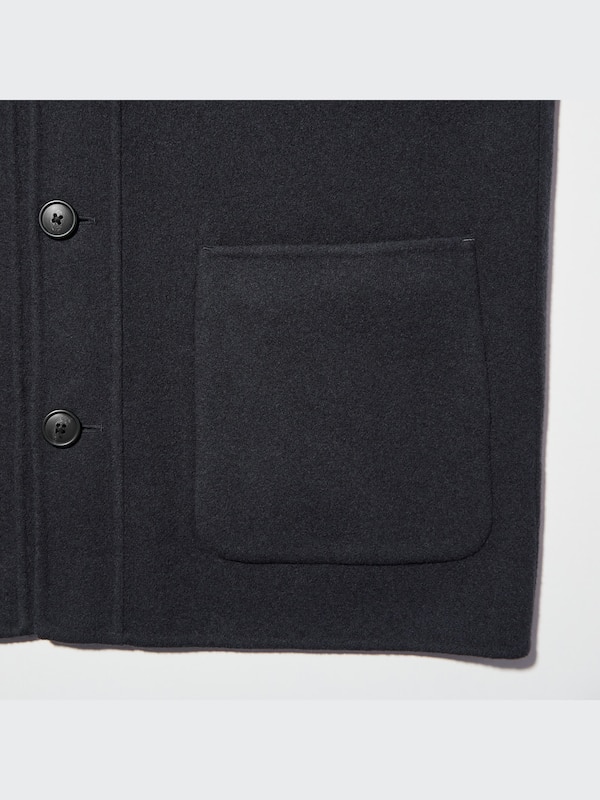 +J WOOL BLENDED OVERSIZED SHIRT JACKET