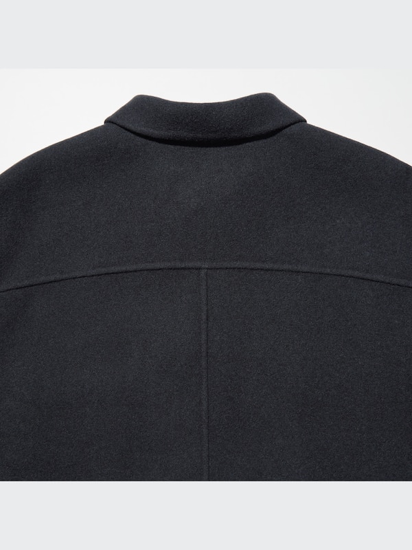 +J WOOL BLENDED OVERSIZED SHIRT JACKET
