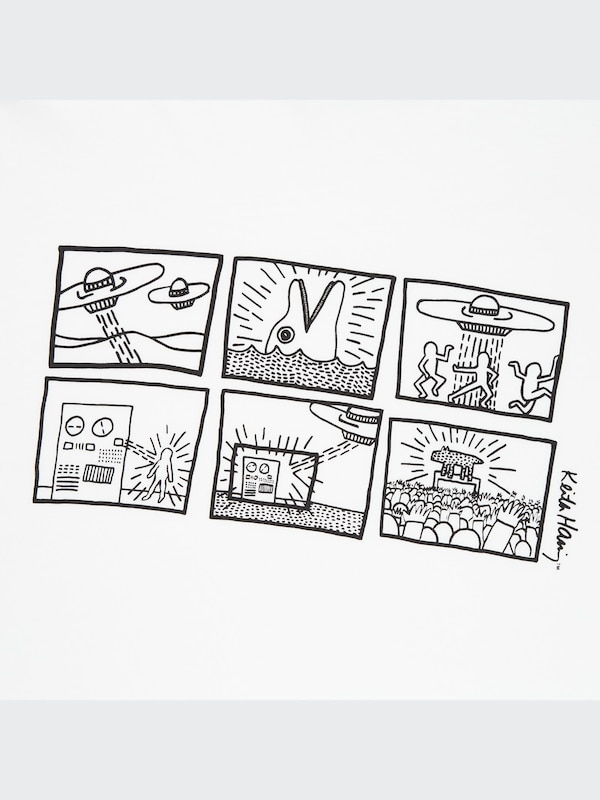 T-Shirt Graphique UT Keith Haring 1st Exhibition